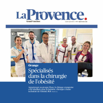 Article La Porvence - Obésité Traitement - Clinique Orange